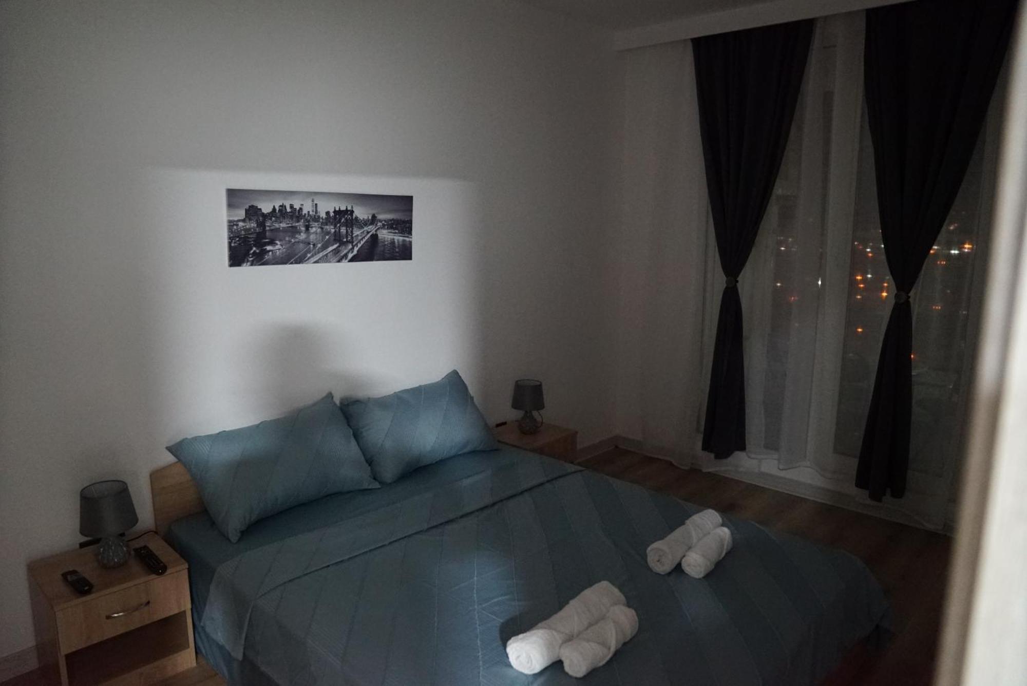 Skopje Sky City 19Th Floor Twin & 12Th Floor & 25Th & 33 Floor Apartments & With Pool & Spa & Gym & Parking Included In Price Kültér fotó